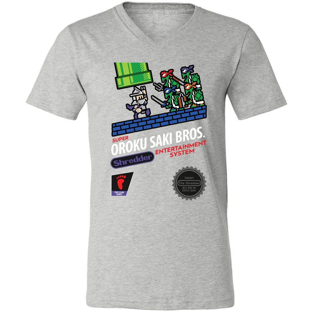 Unisex V-Neck T-Shirt - GQ11JWZG - Athletic Heather - 7