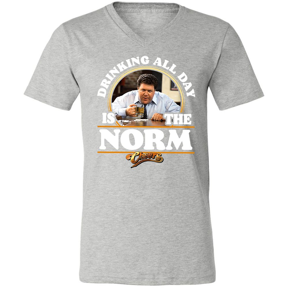 Unisex V-Neck T-Shirt - E7KVFRKW - Athletic Heather - 7