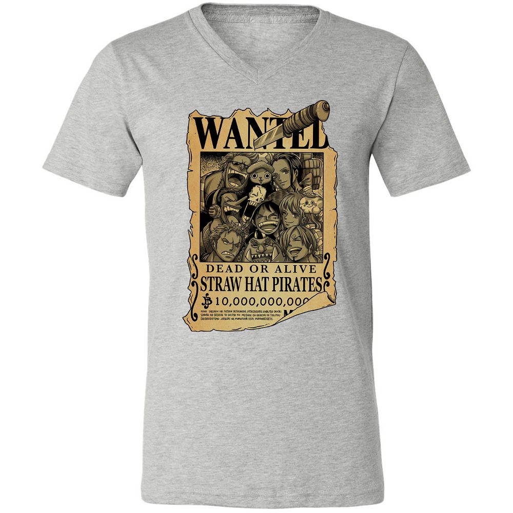 Unisex V-Neck T-Shirt - 1J4L674A - Athletic Heather - 7