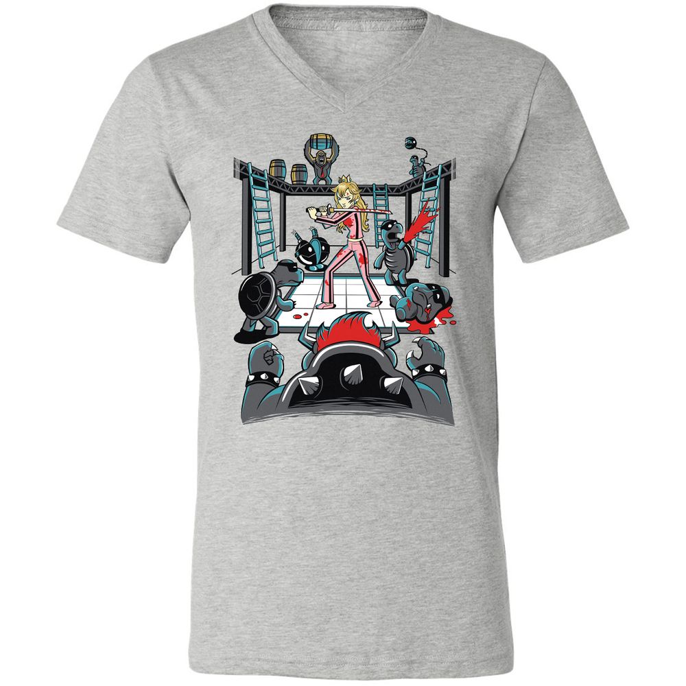 Unisex V-Neck T-Shirt - WM8U2SKJ - Athletic Heather - 7