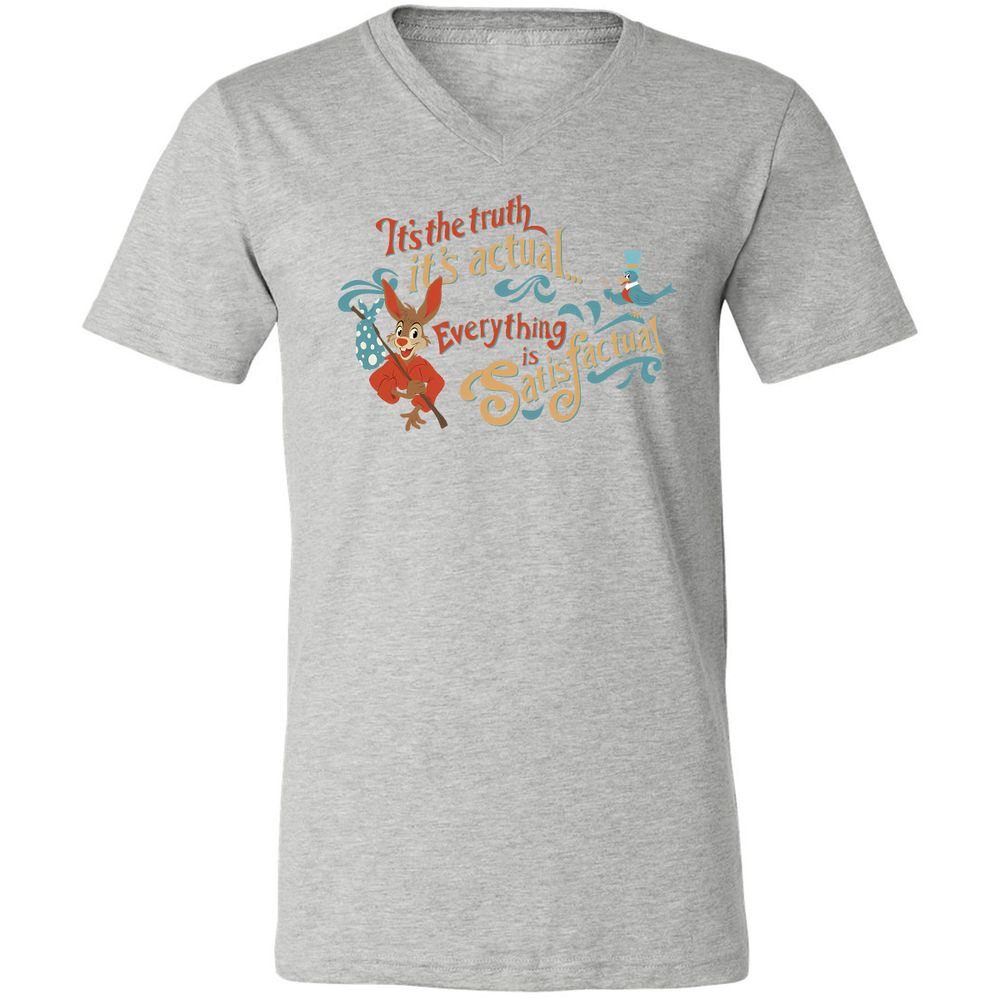 Unisex V-Neck T-Shirt - PQ3GBXTH - Athletic Heather - 7
