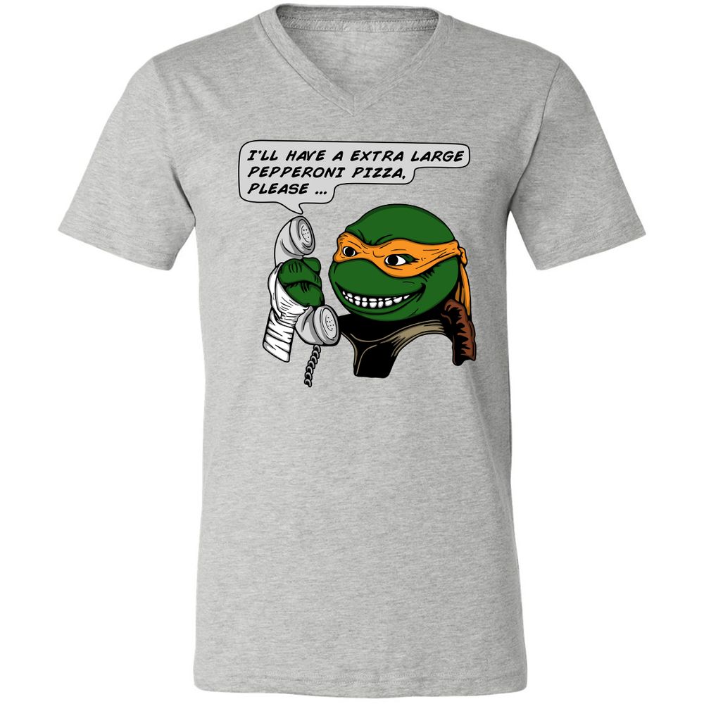 Unisex V-Neck T-Shirt - WYY5ZHMA - Athletic Heather - 7