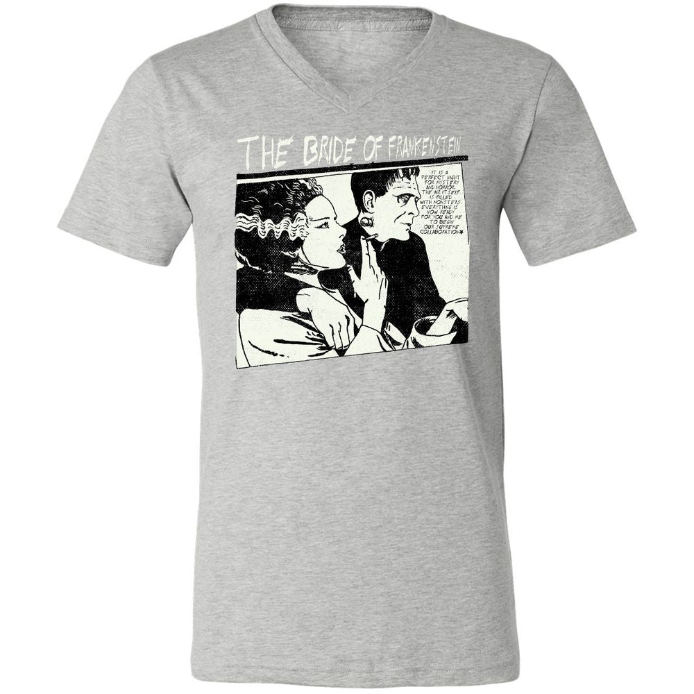 Unisex V-Neck T-Shirt - UR997JAH - Athletic Heather - 7