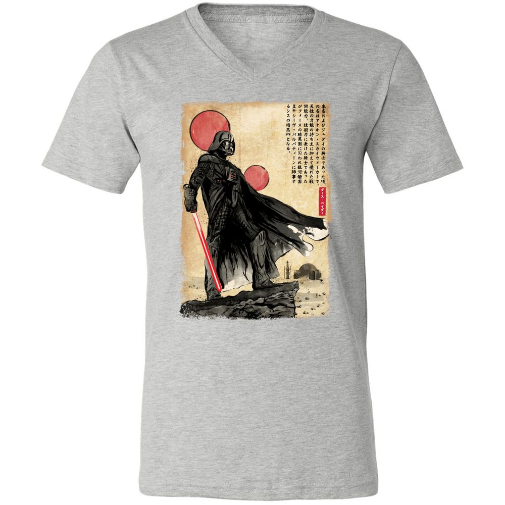 Unisex V-Neck T-Shirt - 9863N7FT - Athletic Heather - 7