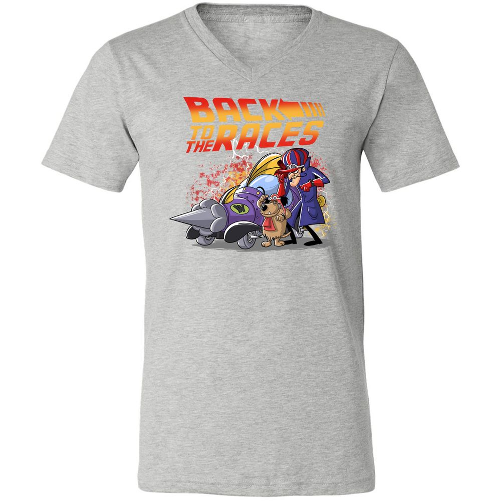 Unisex V-Neck T-Shirt - Q2SQ72VC - Athletic Heather - 7