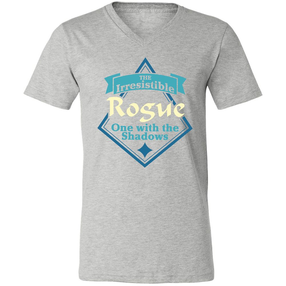 Unisex V-Neck T-Shirt - 9TS2EFKU - Athletic Heather - 7