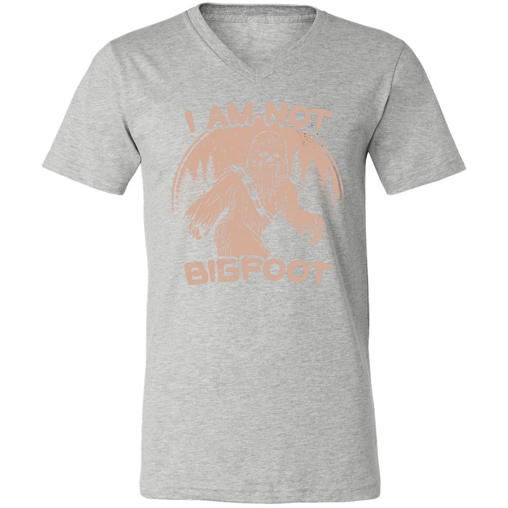 Unisex V-Neck T-Shirt - CEV91QL7 - Athletic Heather - 7