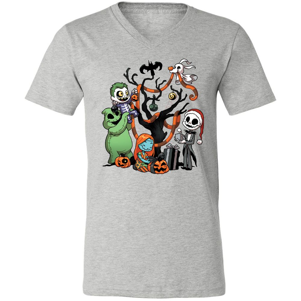 Unisex V-Neck T-Shirt - N5VNT14P - Athletic Heather - 7