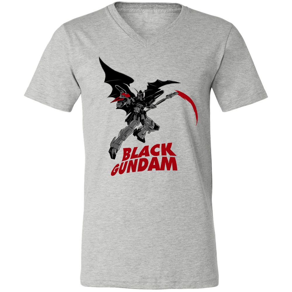 Unisex V-Neck T-Shirt - 1HRLHV6P - Athletic Heather - 7