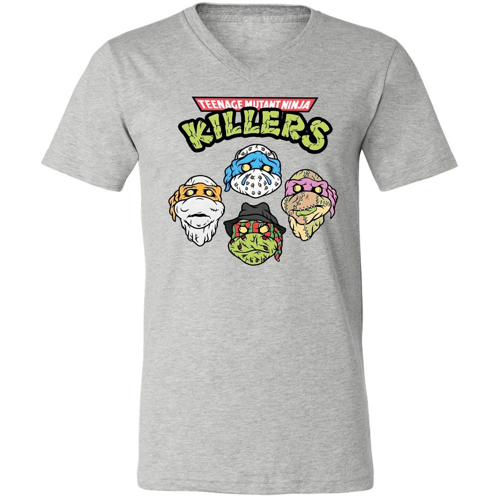 Unisex V-Neck T-Shirt - DLRR13F2 - Athletic Heather - 7