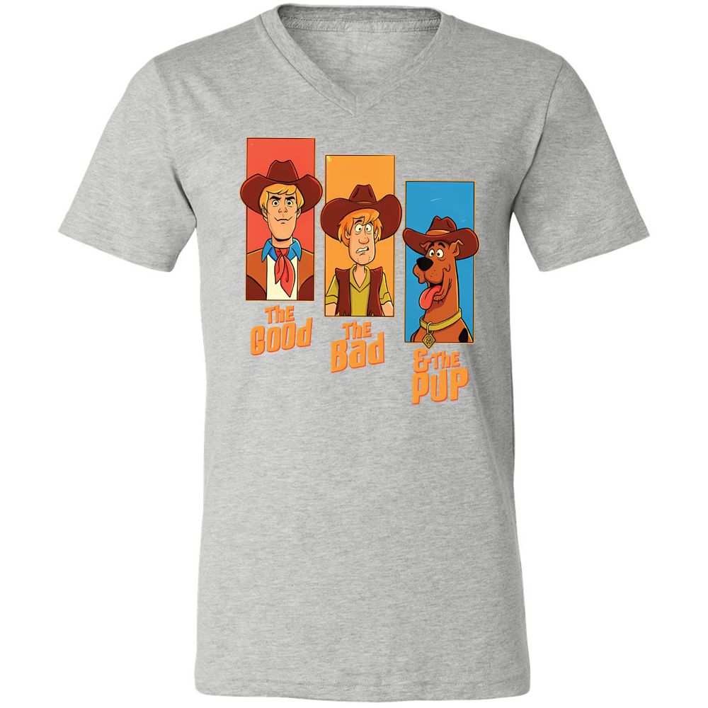 Unisex V-Neck T-Shirt - VZG9VJ8A - Athletic Heather - 7