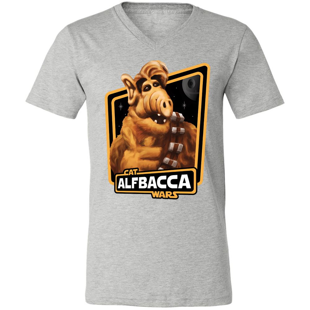 Unisex V-Neck T-Shirt - T81EWLAG - Athletic Heather - 7