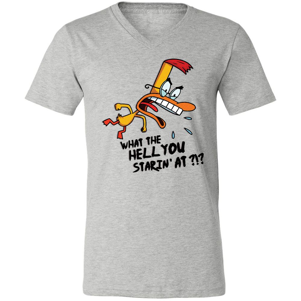 Unisex V-Neck T-Shirt - K6YAS41V - Athletic Heather - 7