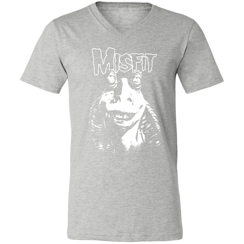 Unisex V-Neck T-Shirt - TZQ7X51V - Athletic Heather - 7