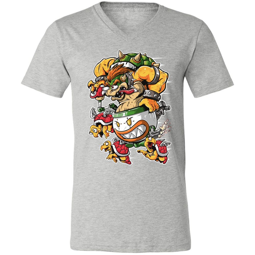 Unisex V-Neck T-Shirt - VS1SEVXJ - Athletic Heather - 7