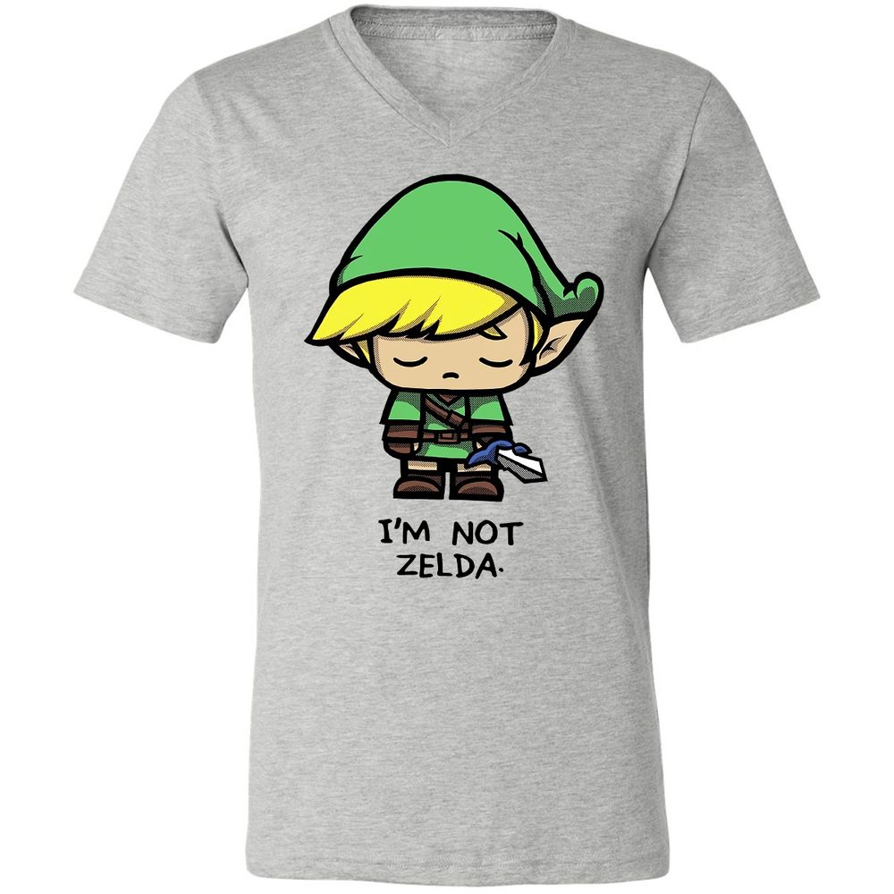 Unisex V-Neck T-Shirt - DCHZTKJP - Athletic Heather - 7