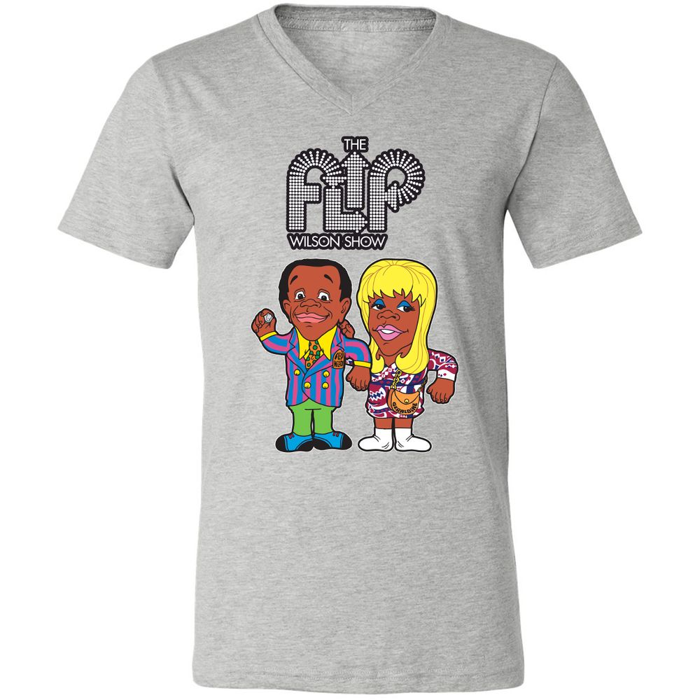 Unisex V-Neck T-Shirt - 7UZ1ZEGW - Athletic Heather - 7