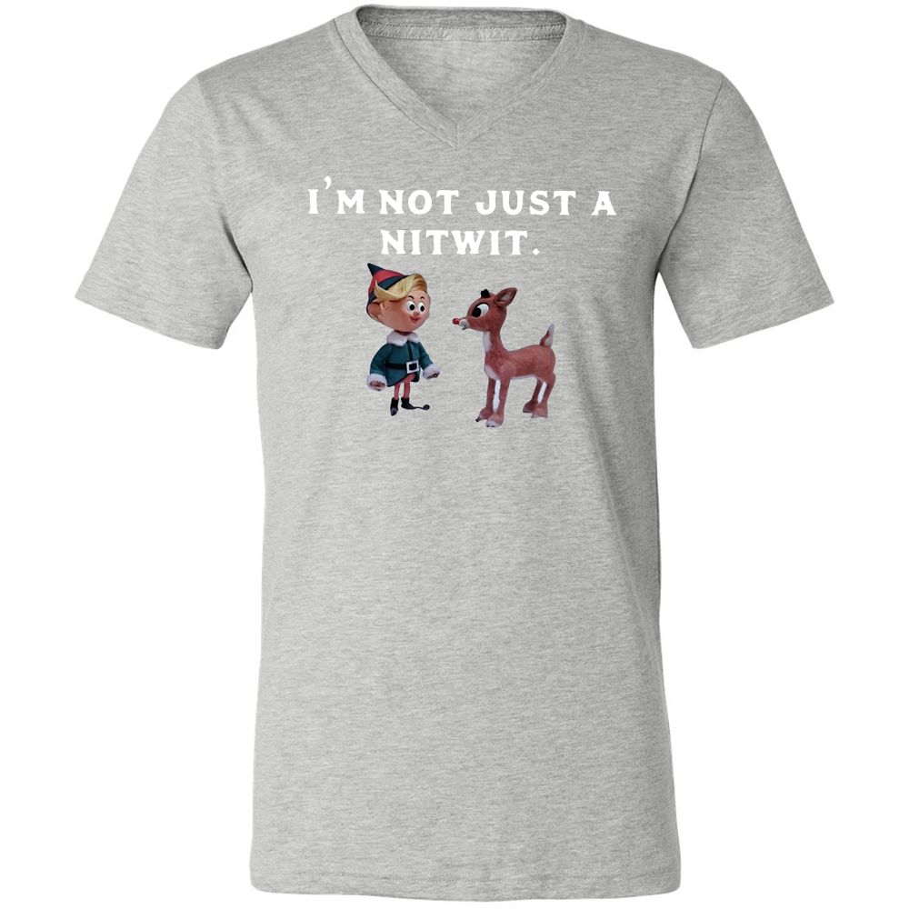 Unisex V-Neck T-Shirt - DPNMDE54 - Athletic Heather - 7