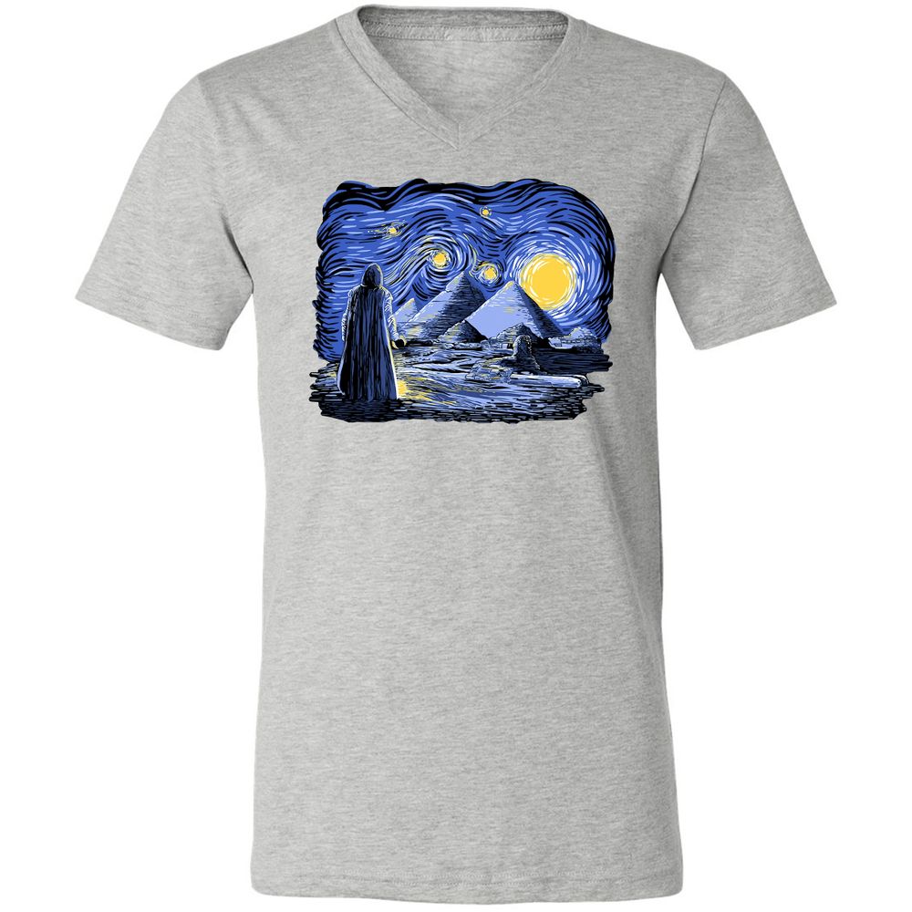 Unisex V-Neck T-Shirt - VYHCPHBA - Athletic Heather - 7