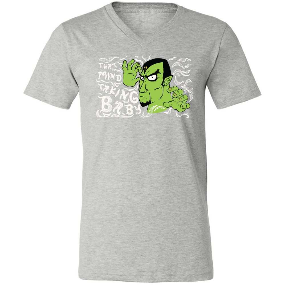 Unisex V-Neck T-Shirt - ZEANUVXZ - Athletic Heather - 7