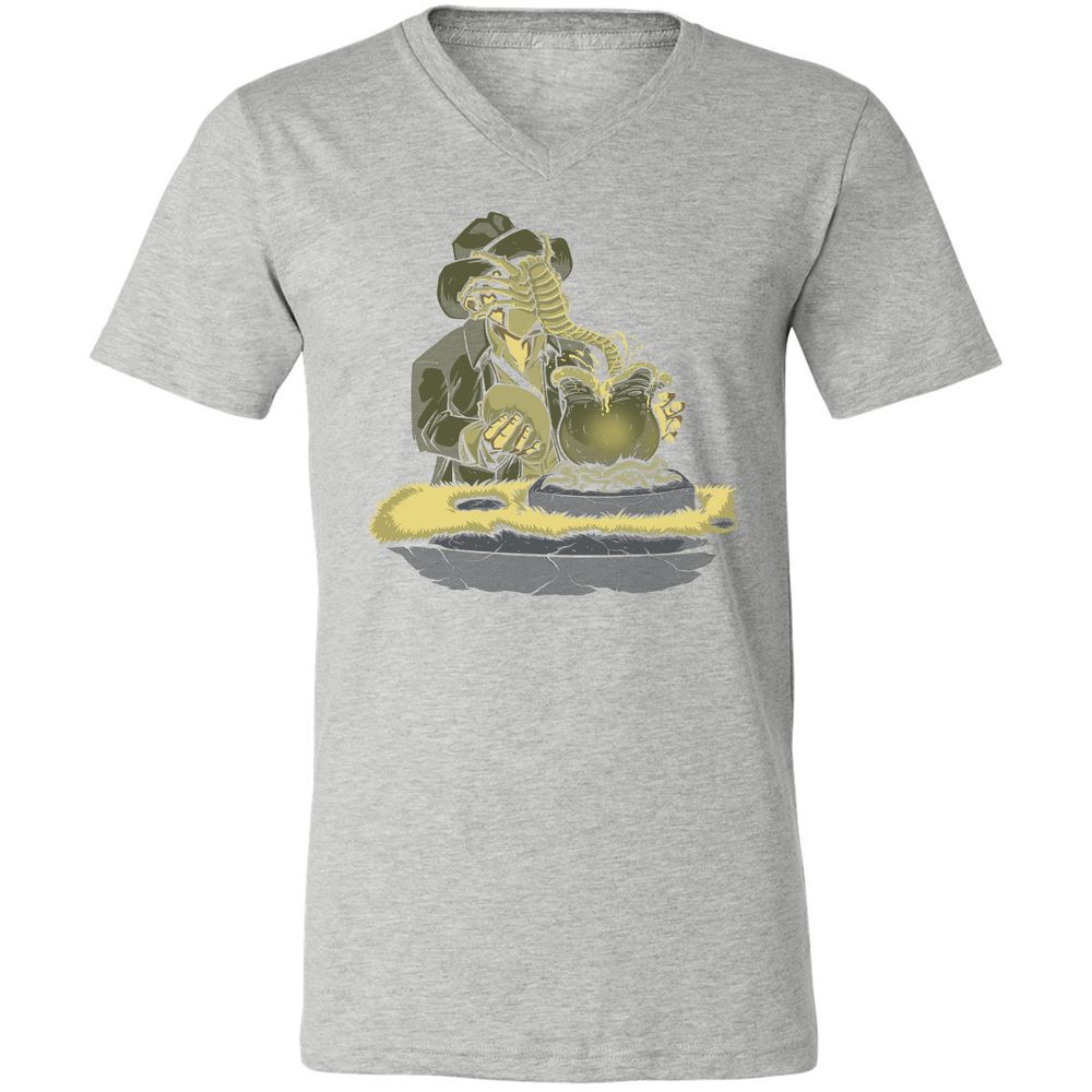 Unisex V-Neck T-Shirt - 33Q1ERK5 - Athletic Heather - 7