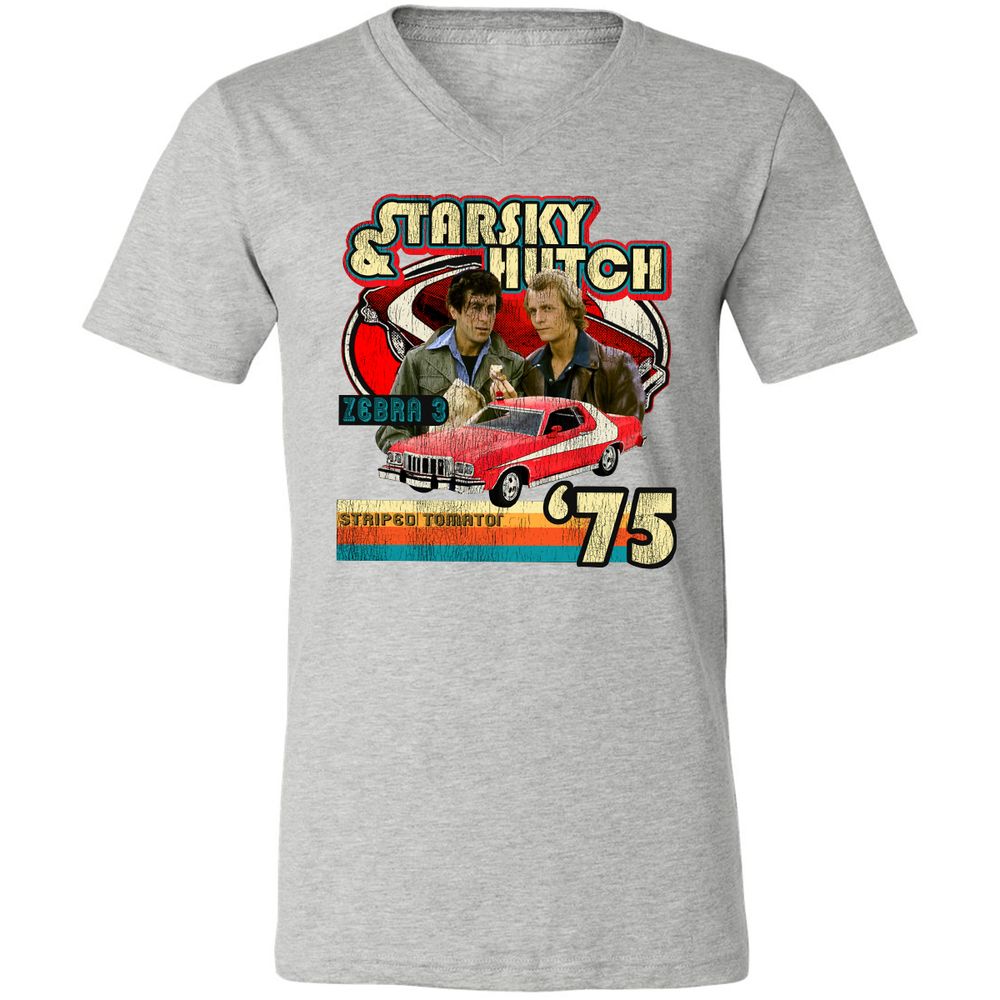Unisex V-Neck T-Shirt - WKST1ZDU - Athletic Heather - 7