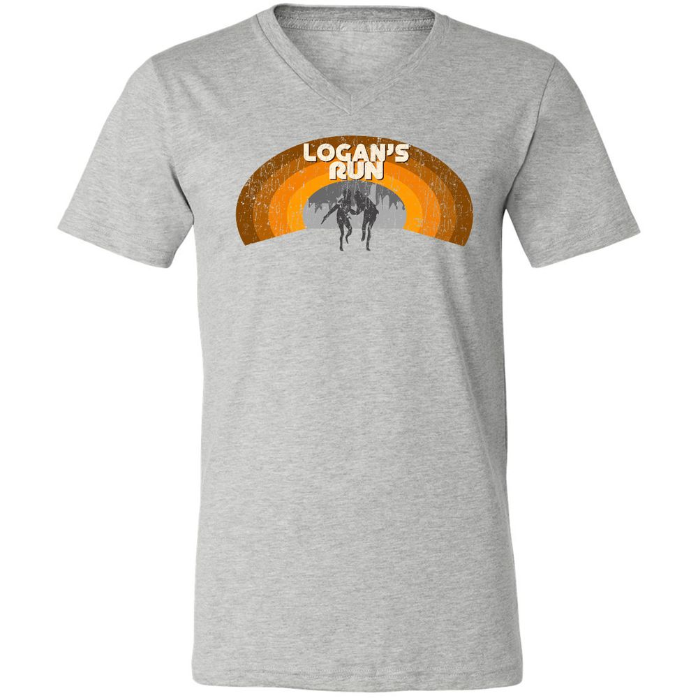 Unisex V-Neck T-Shirt - MQ82TNHB - Athletic Heather - 7