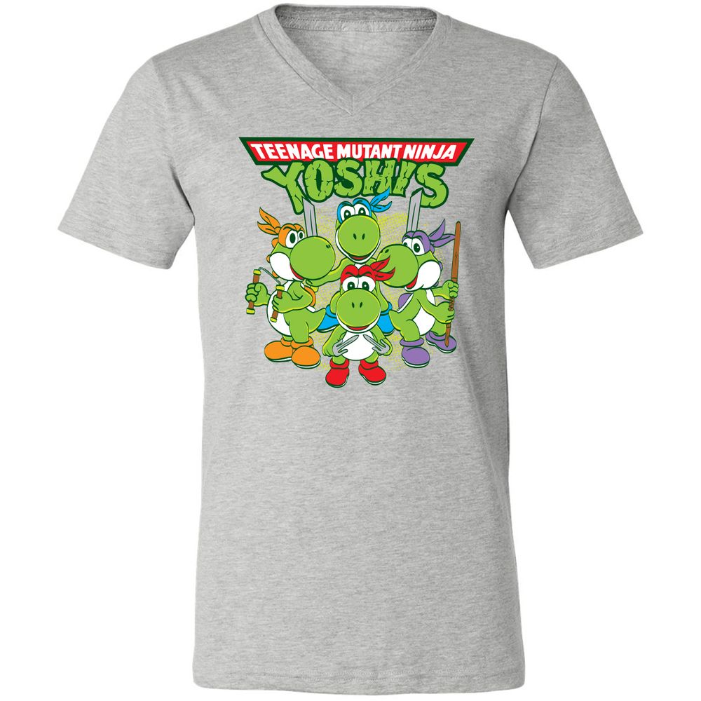 Unisex V-Neck T-Shirt - NQ8VWBHV - Athletic Heather - 7