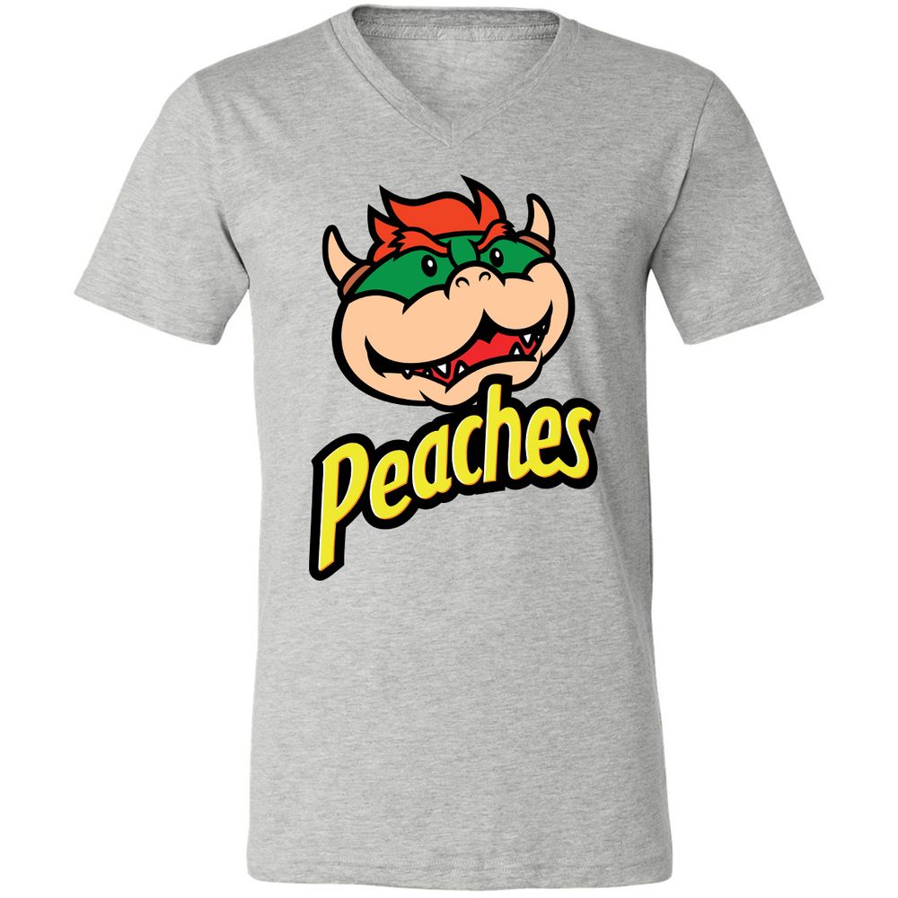Unisex V-Neck T-Shirt - NE9RVFNF - Athletic Heather - 7