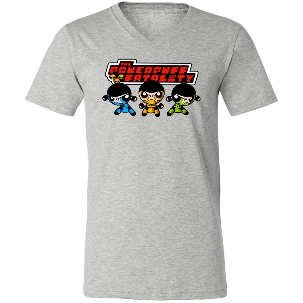Unisex V-Neck T-Shirt - 3XM66BWP - Athletic Heather - 7