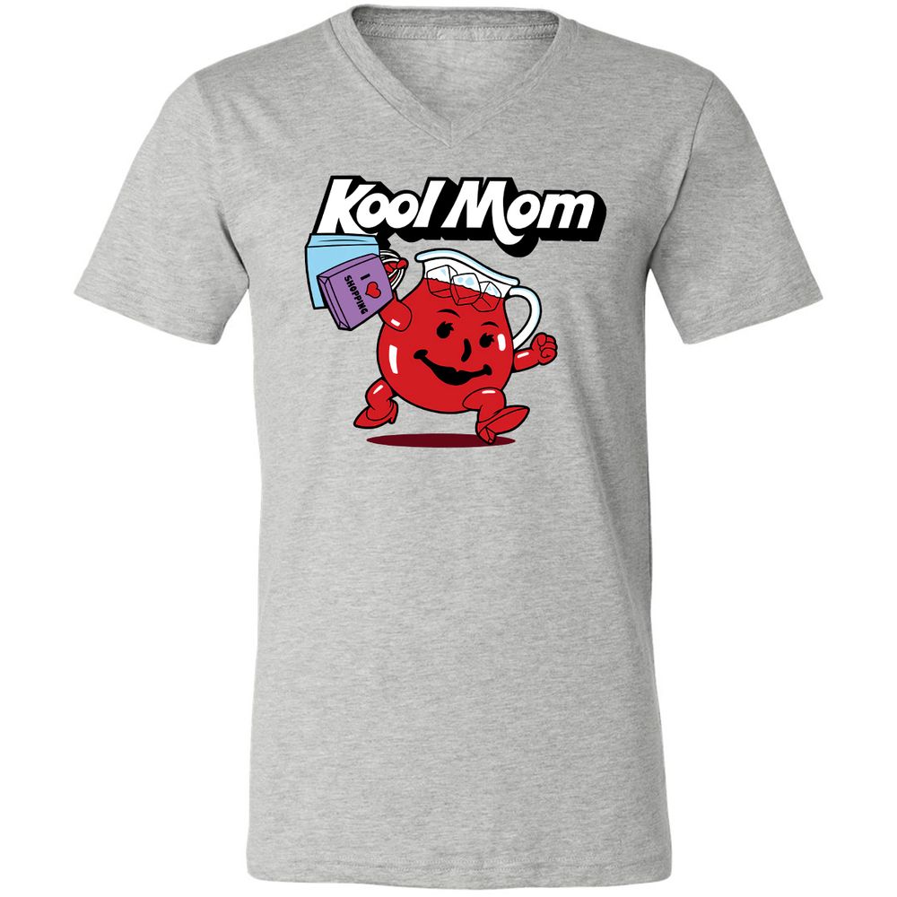 Unisex V-Neck T-Shirt - FGQTAU61 - Athletic Heather - 7