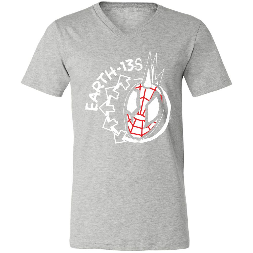 Unisex V-Neck T-Shirt - 52WJGX5Z - Athletic Heather - 7