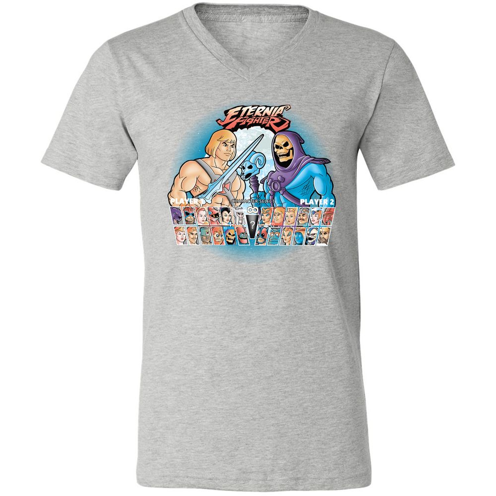 Unisex V-Neck T-Shirt - Q2V9HDHV - Athletic Heather - 7