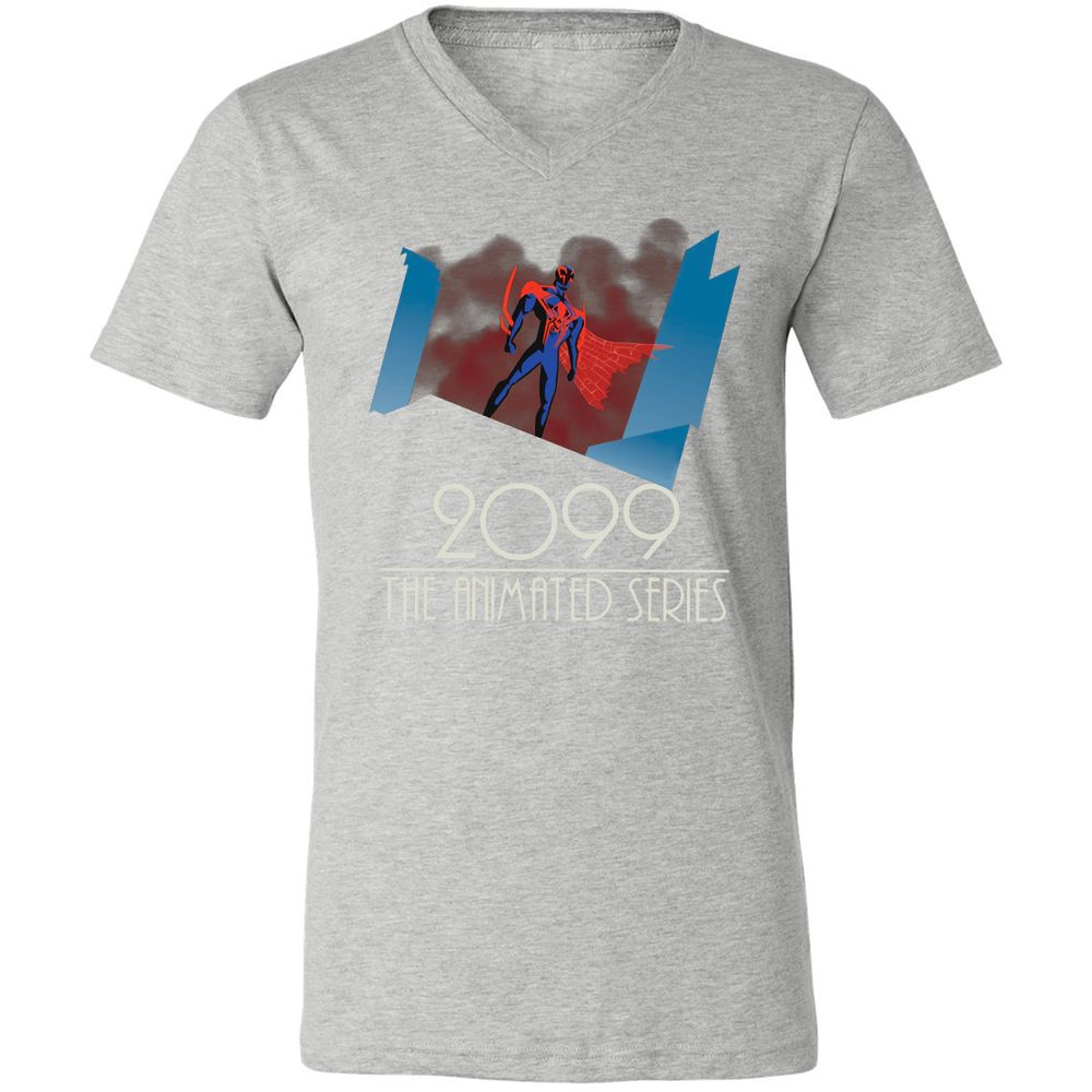 Unisex V-Neck T-Shirt - 3GB3EGX8 - Athletic Heather - 7