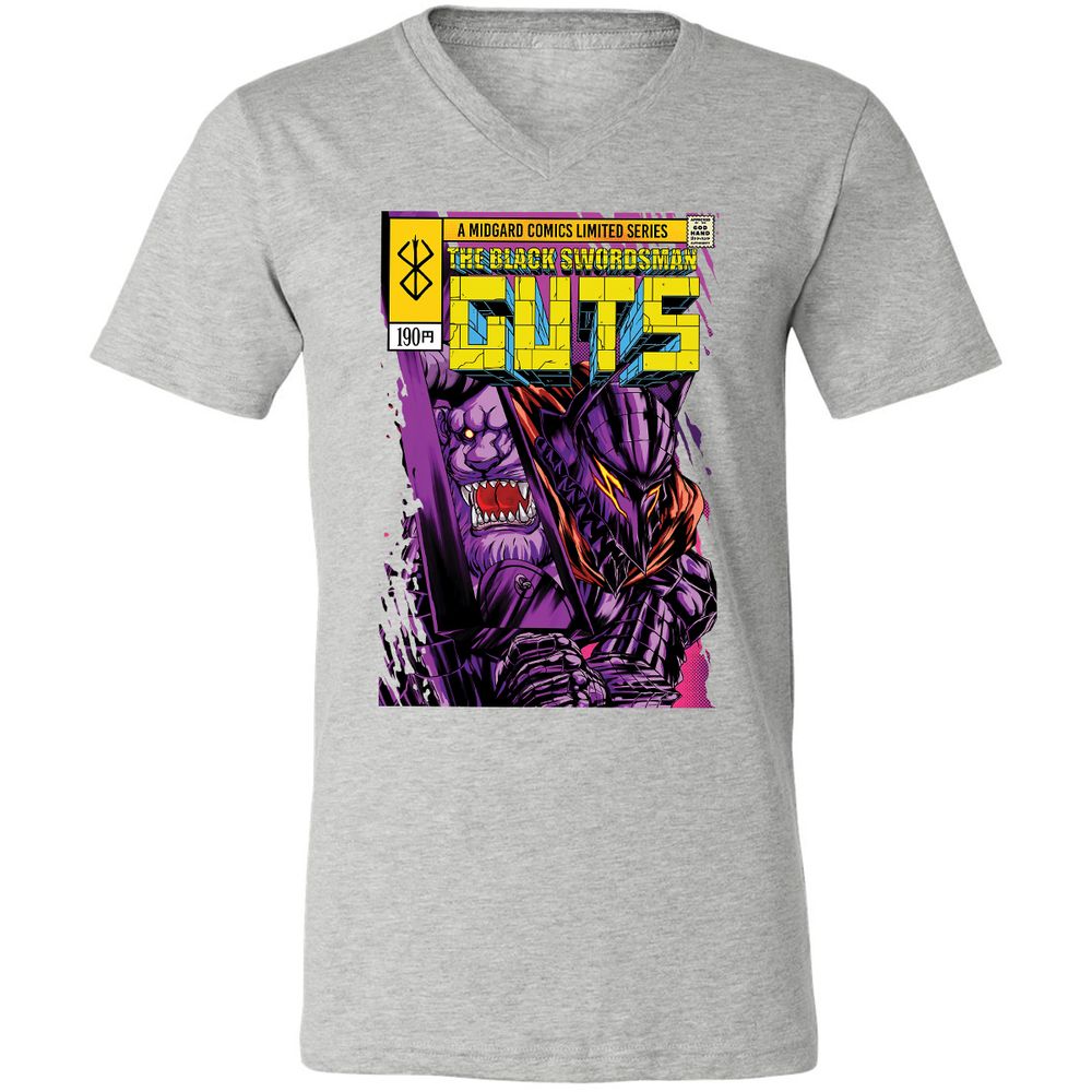 Unisex V-Neck T-Shirt - XUBMNVYS - Athletic Heather - 7