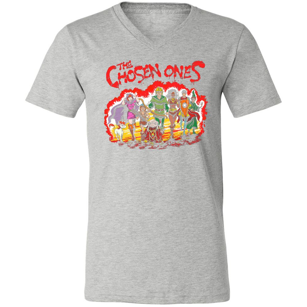 Unisex V-Neck T-Shirt - 2YPKRGYV - Athletic Heather - 7