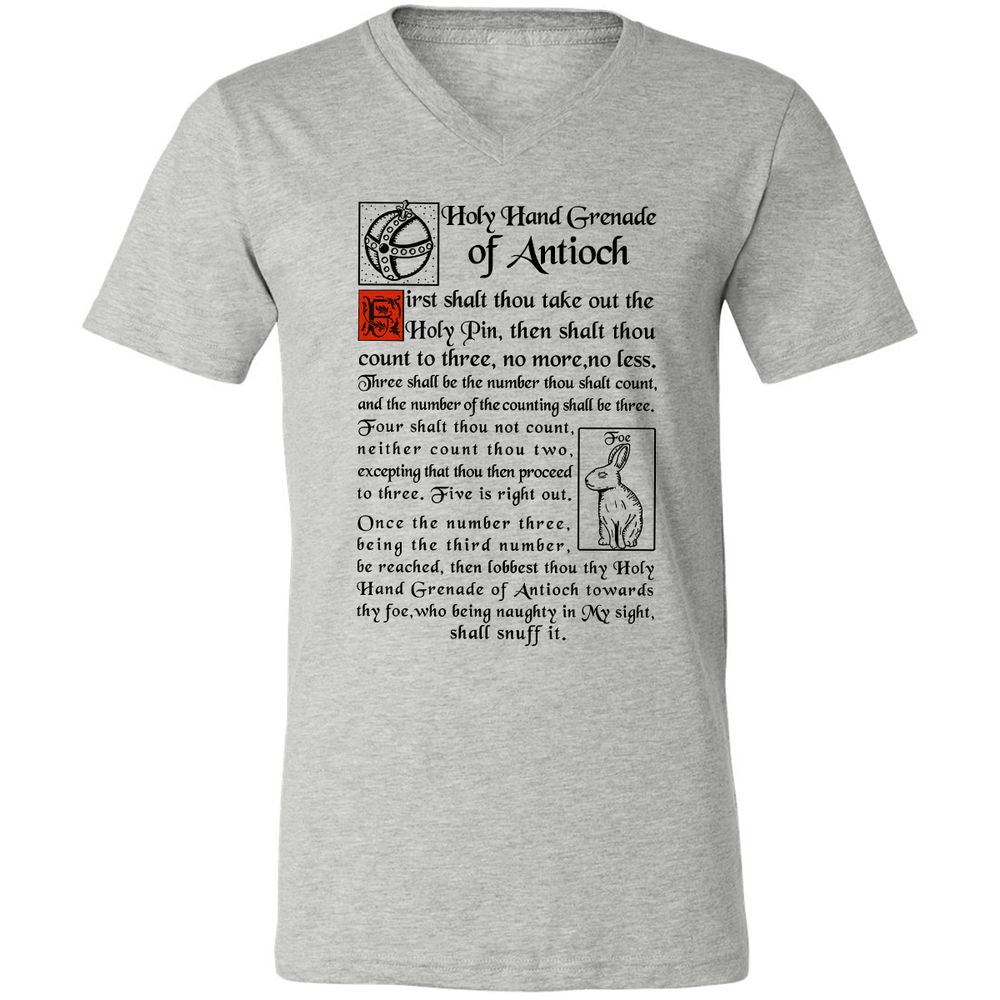 Unisex V-Neck T-Shirt - YXBMKG64 - Athletic Heather - 7