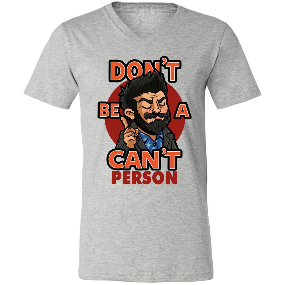 Unisex V-Neck T-Shirt - 92MCXM17 - Athletic Heather - 7