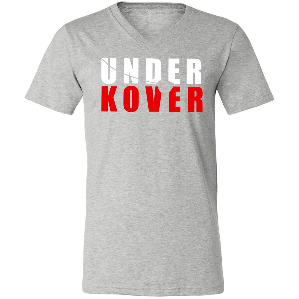 Unisex V-Neck T-Shirt - 6NPCT7XV - Athletic Heather - 7