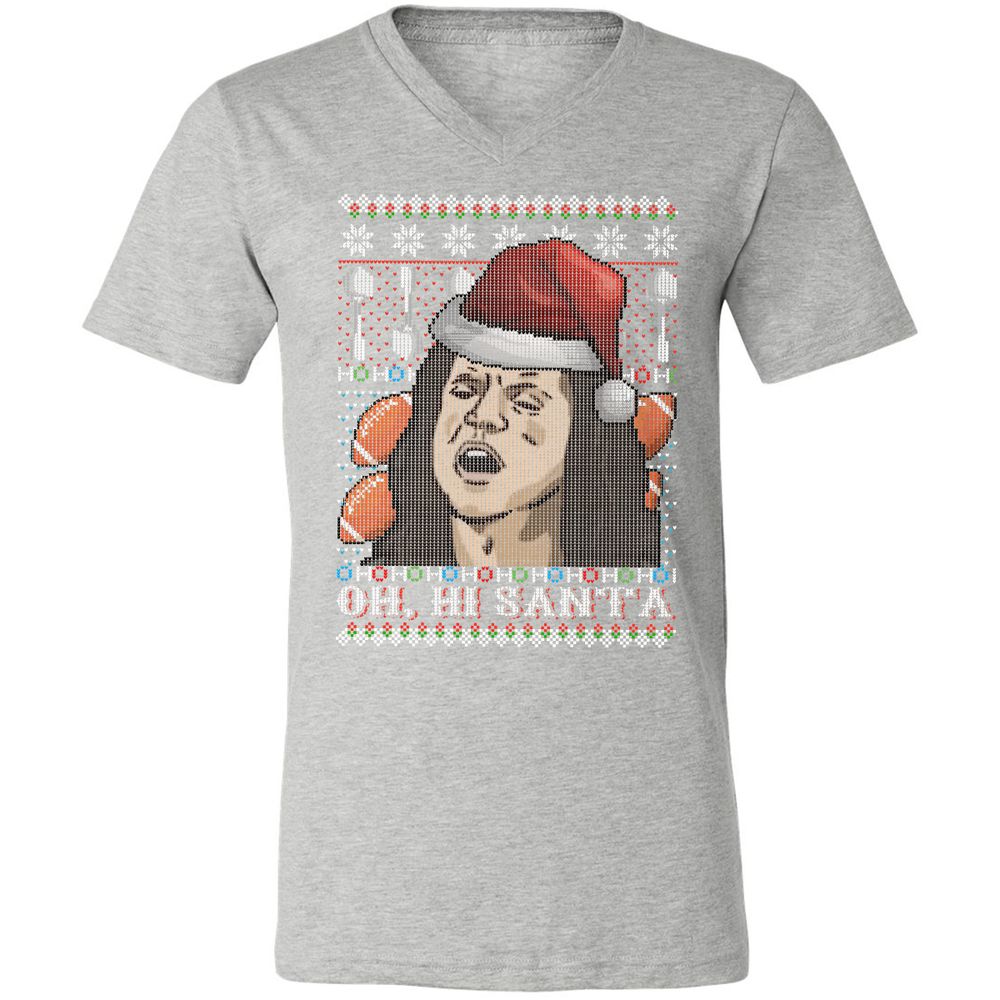 Unisex V-Neck T-Shirt - KSJQZP7V - Athletic Heather - 7