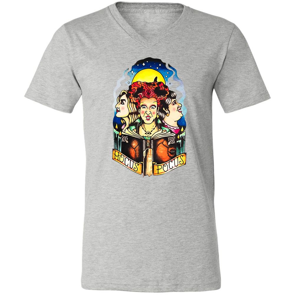 Unisex V-Neck T-Shirt - 5623WGXW - Athletic Heather - 7