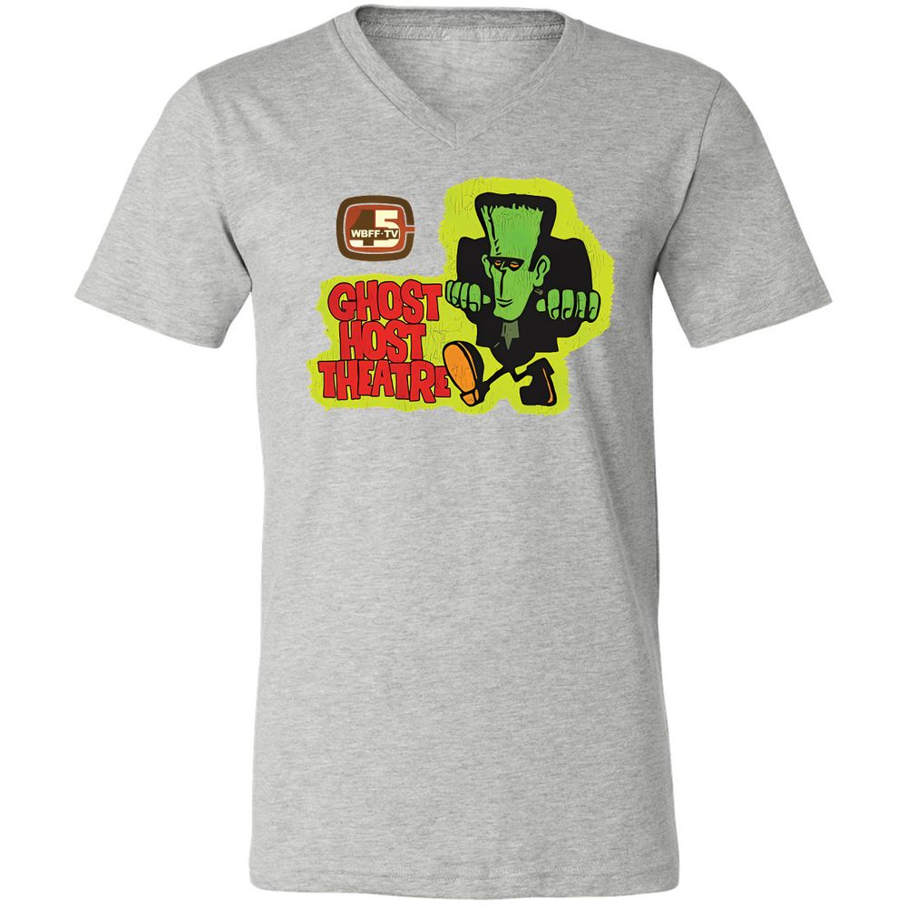 Unisex V-Neck T-Shirt - R1Z1YARD - Athletic Heather - 7