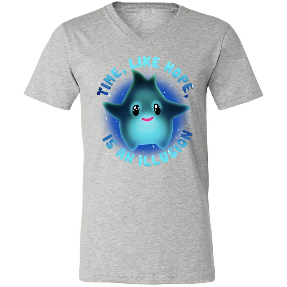 Unisex V-Neck T-Shirt - 86VDM62S - Athletic Heather - 7