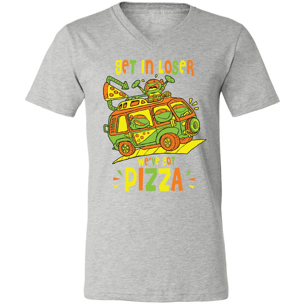 Unisex V-Neck T-Shirt - JACFERP9 - Athletic Heather - 7