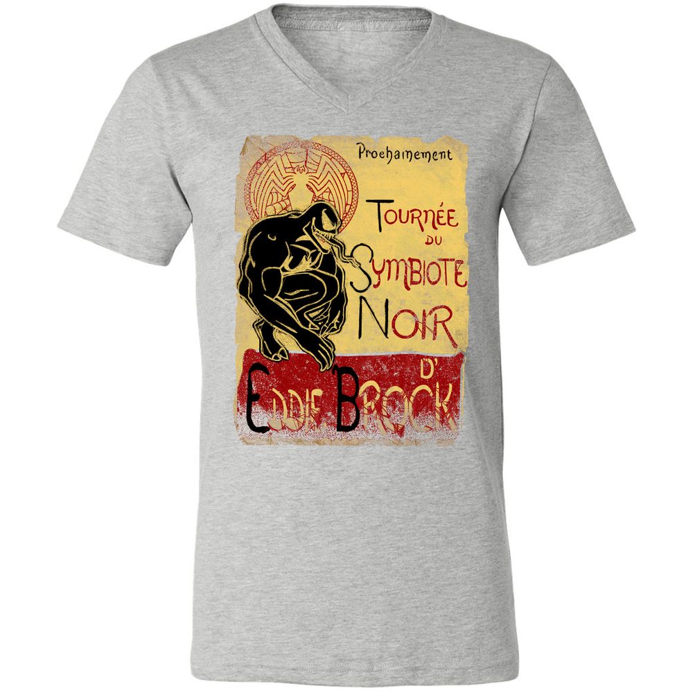 Unisex V-Neck T-Shirt - DLBVN3BX - Athletic Heather - 7