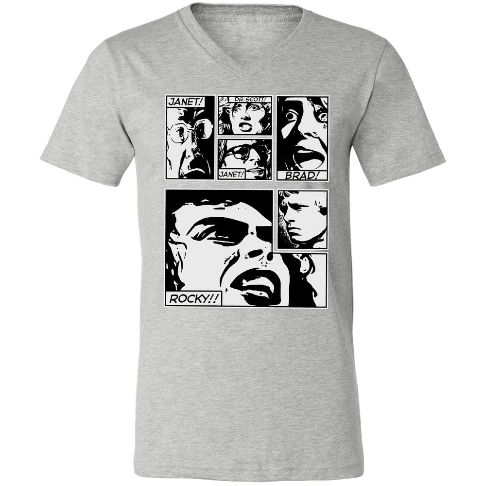 Unisex V-Neck T-Shirt - SRY4GM6B - Athletic Heather - 7