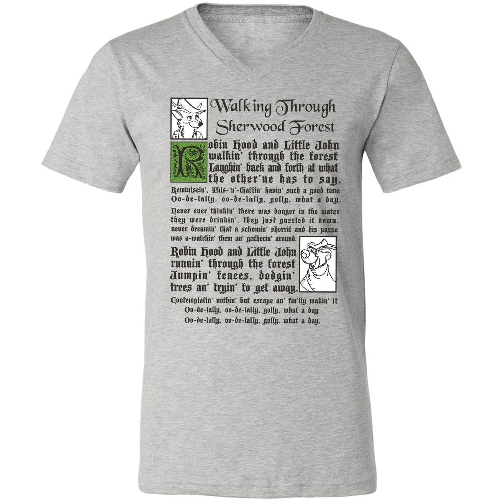 Unisex V-Neck T-Shirt - A6LYJTGA - Athletic Heather - 7