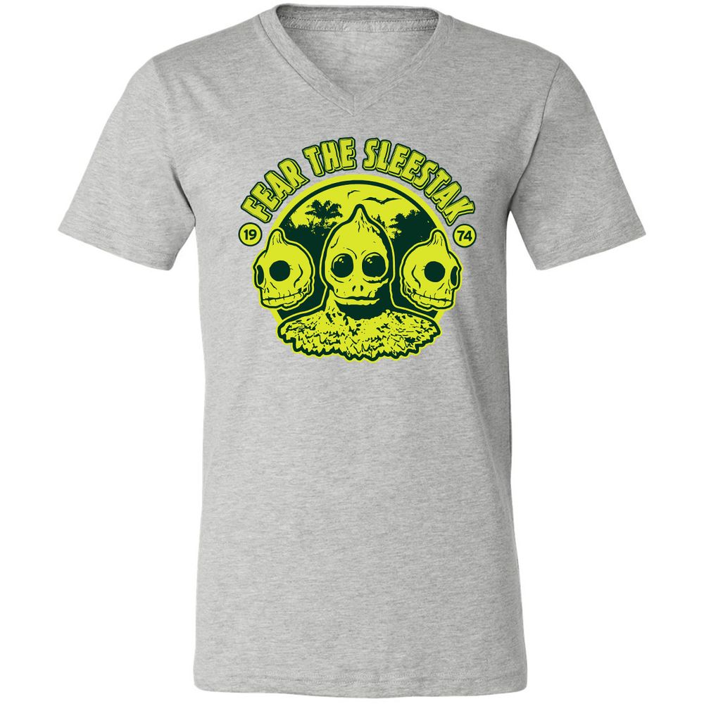 Unisex V-Neck T-Shirt - 43UXFTER - Athletic Heather - 7