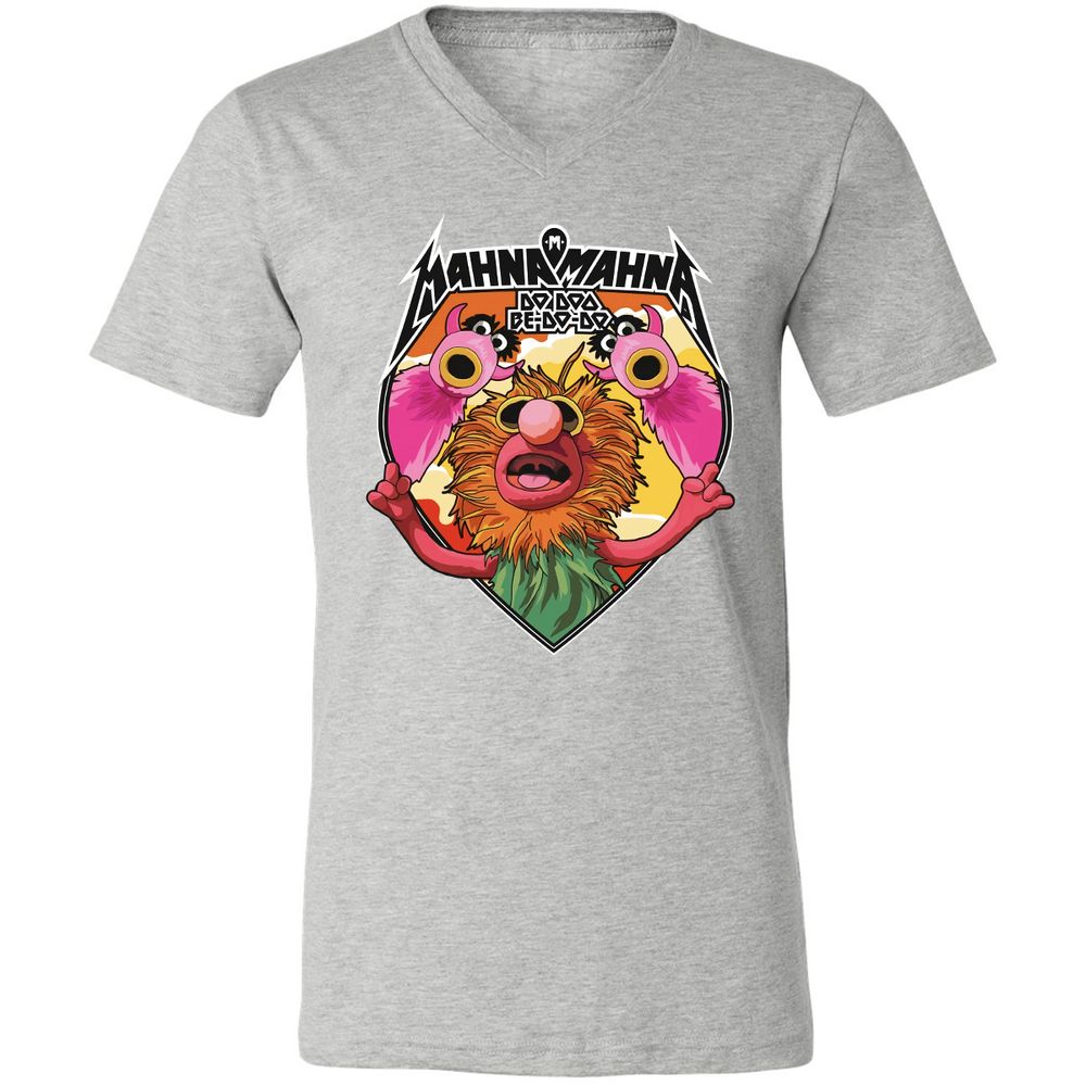 Unisex V-Neck T-Shirt - CSVSC2VL - Athletic Heather - 7