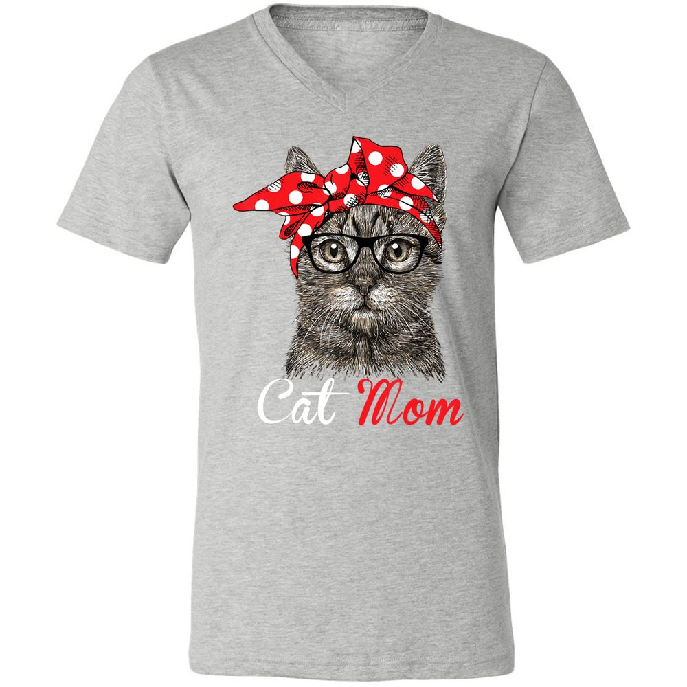 Unisex V-Neck T-Shirt - S22XK3S3 - Athletic Heather - 7